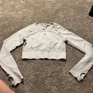 Gymshark cropped long sleeve flex sports